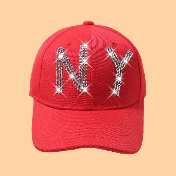 Women's British Diamond Casual Face Showing Small Adult Baseball Cap Fashionable And Stylish Duckbill Hat_voghion.com