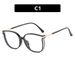 Women's Eyeglasses Ultra Light Glasses Frame For Myopia Suitable For Big Face Slimming Anti Blue Light Glasses Frame Plain Glasses For Round Face_voghion.com