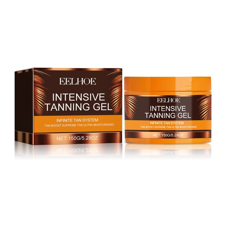EELHOE Intensive Tanning Gel, Beach Tanning Wheat Tan Is Light And Non-Greasy_voghion.com