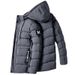Down 2023 Ny vinter herre fortykket kort frakke aftagelig hætte bomuldsjakke Trendy_voghion.com