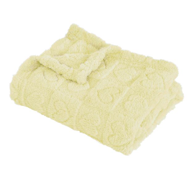 Coperta spessa tinta unita jacquard comoda coperta in velluto di cotone_voghion.com