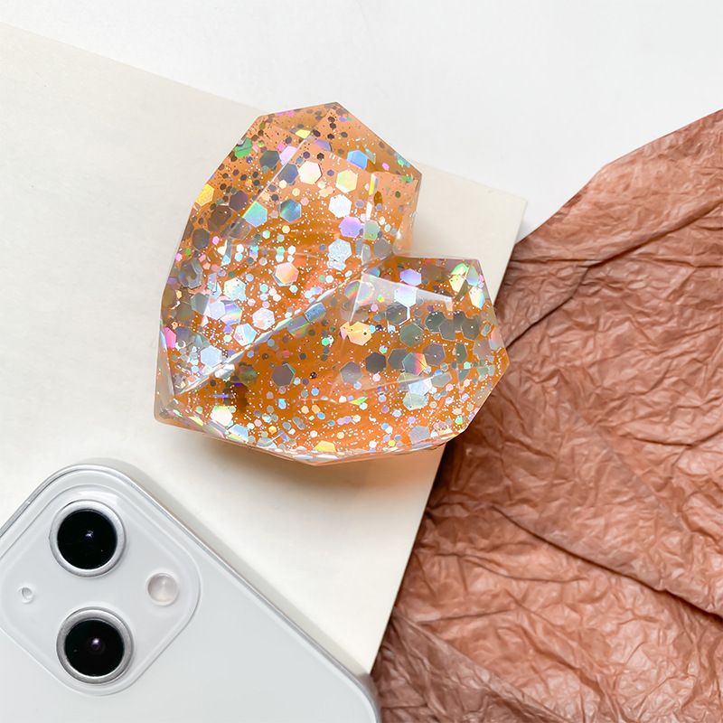 Incolla la staffa estensibile per airbag, colla a goccia, amore, paillettes tridimensionali, fibbia per anello creativo colorato,_voghion.com