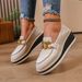SHLIANG damskie płaskie mokasyny na platformie eleganckie skórzane buty damskie wsuwane mokasyny damskie buty codzienne X0077_voghion.com