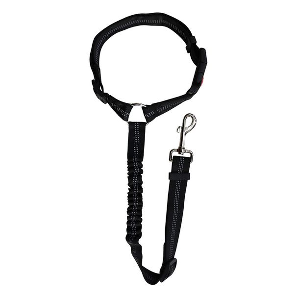 Pet Car Safety With Round Ring Elastic Retractable Reflective Strip Dog Leash_voghion.com