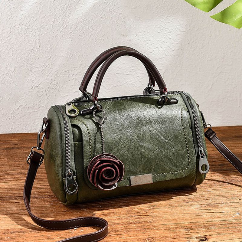 Nouvelles fleurs pendentif sac à main femmes mode Boston sacs unique sac à bandoulière dames sac à bandoulière PU_voghion.com
