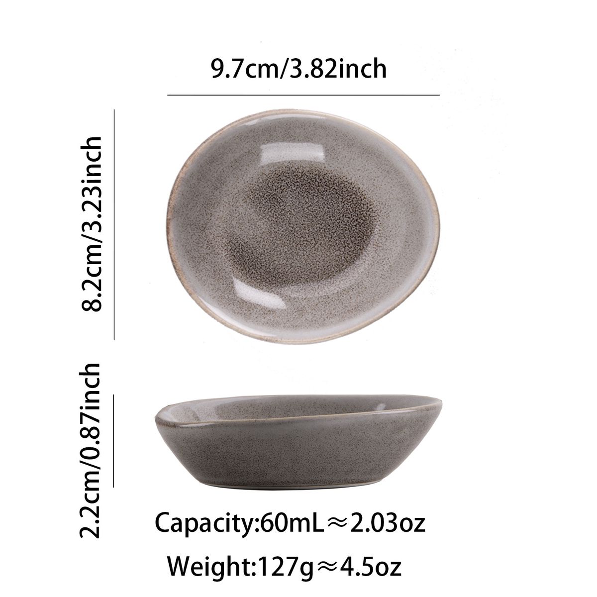 Retro Schossel- a Tellerset speziell geformt grouss mëttel a kleng Schosselen ofgewiesselt Keramik Geschir kreativ Hotel Steak Teller_voghion.com