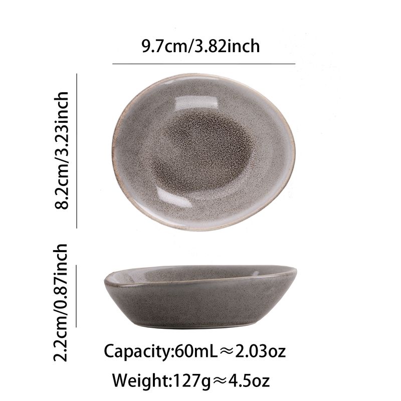 Conjunto de tigelas e pratos retrô, tigelas grandes, médias e pequenas em formato especial, utensílios de mesa de cerâmica modificados no forno, prato criativo para bife de hotel_voghion.com