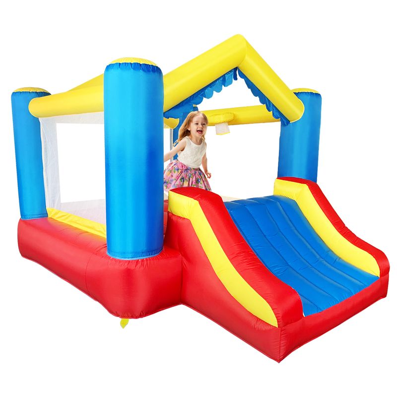 YARD Bounce House Inflatable Bounce House with Basketball Hoop Royal Bouncer for Kids, Outdoor Bouncy House, Durable Seam Forced Buffer Strips, Big Sl_voghion.com