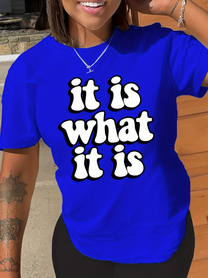 Women's clothing new fashion casual printed T-shirt_voghion.com
