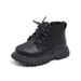 2024 Autumn New Children's Fashion British Short Boys' Side Zipper Martin Girls' Soft Bottom Single Boots Solid Color_voghion.com