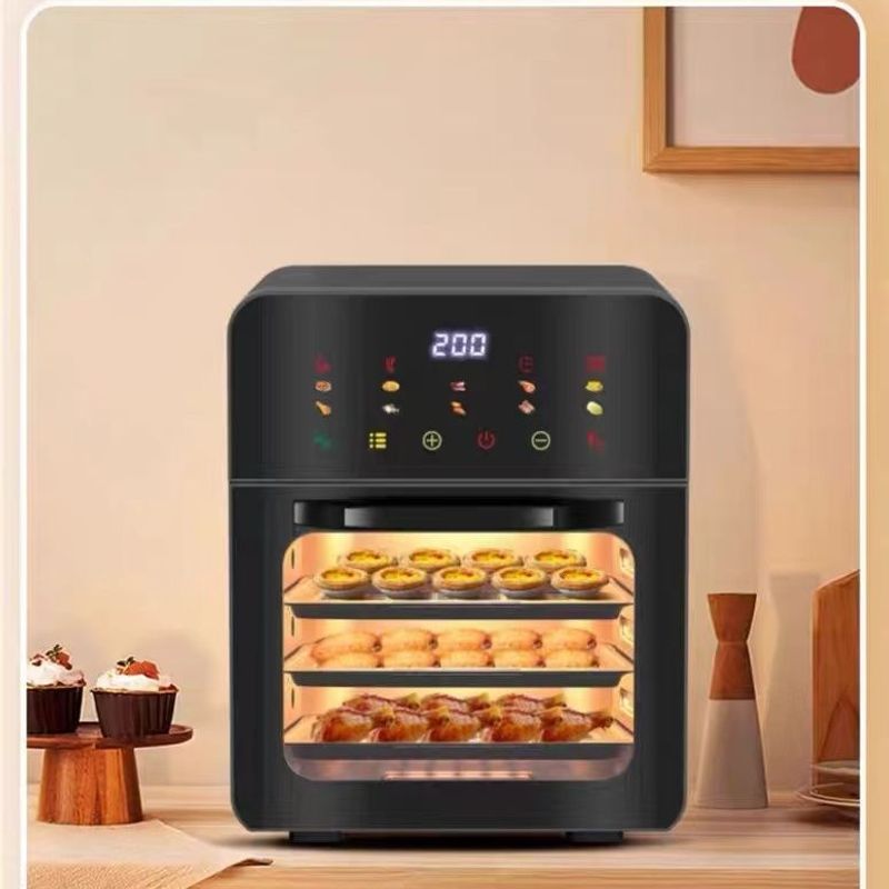 Friteuse à air domestique Visual Multifonctionnelle Cuisson intelligente Intégrée 2024 Nouveau four électrique_voghion.com