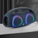 Krachtige Bluetooth-luidspreker Draagbare Rgb Kleurrijk Licht Waterdicht Draadloos Subwoofer 360 Stereo Surround Tws Fm Boombox_voghion.com