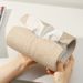 1pc Elegant Resin Tissue Box Holder - Rectangular, Stone Design, Perfect For Bathroom & Home Decor, Durable Material, Holds Multiple Tissues_voghion.com