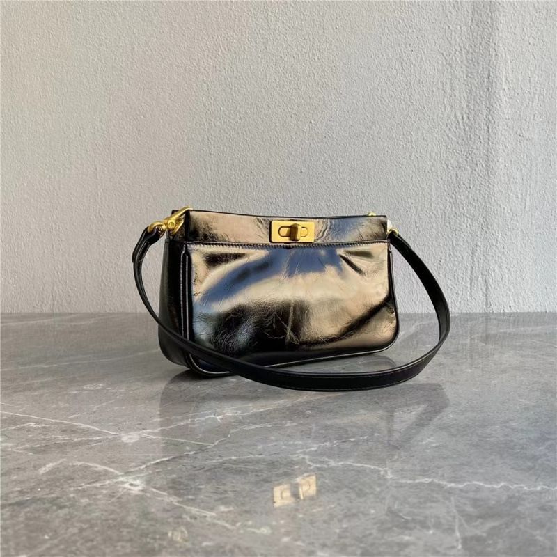 Borsa Hobo da donna in pelle cerata e olio, 2025, nuova borsa a tracolla singola di alta gamma, versatile, piccola borsa quadrata con catena_voghion.com