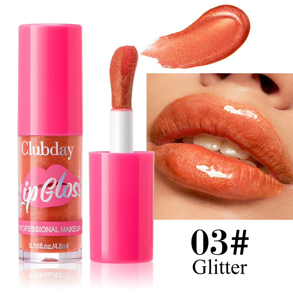 Pärlmutter huulepulk, huuleglasuur, 12 värvi, suur pintsel, niisutav huuleläige, pärlmutter peegel huuleglasuur_voghion.com