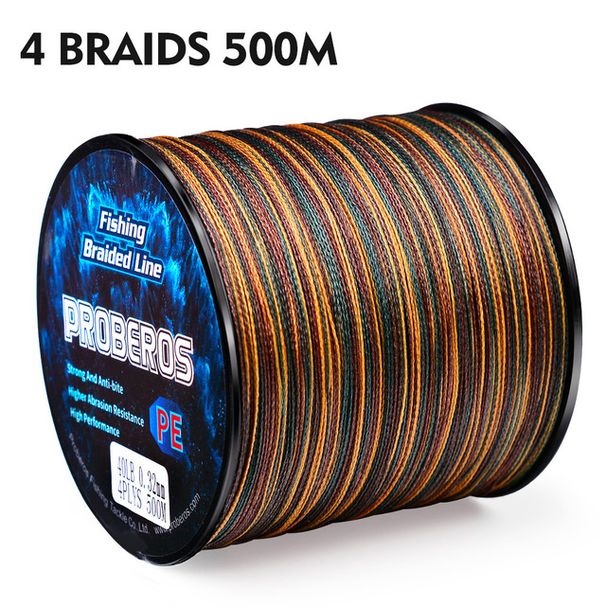 PROBEROS 4 And 8 Strands Fishing Line 300M-500M-1000M PE Braided Line 10LB-100LB Multifilament Fishing Line Smooth For Bass Fish_voghion.com