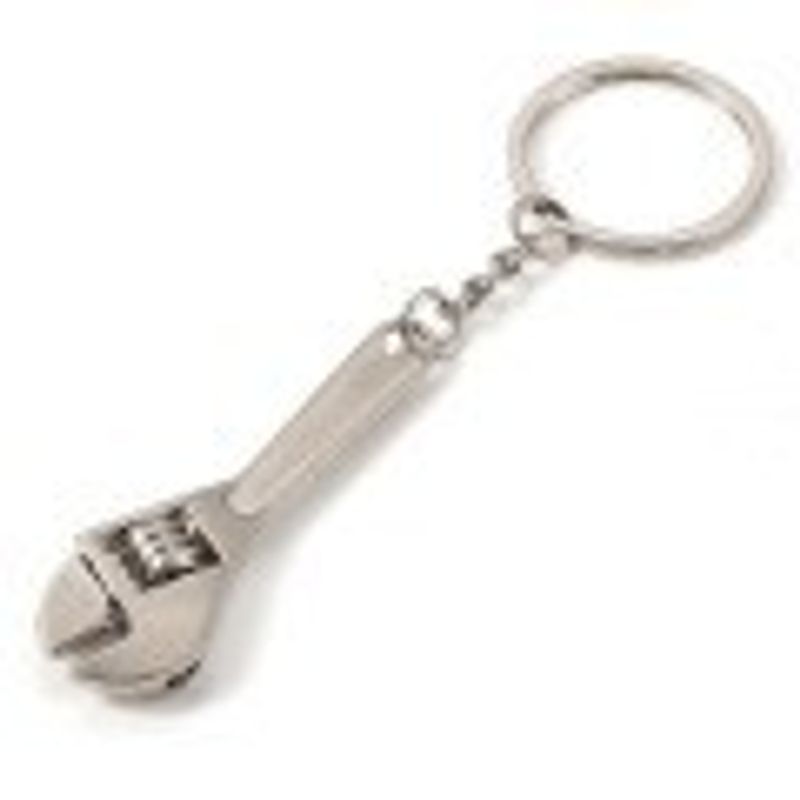 Wrench creative movable metal wrench key small gift tool keychain customizable_voghion.com