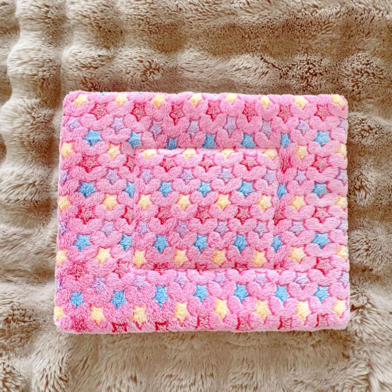 Pet Thickened Flannel Soft Plush Cat Dog Bed Winter Mat_voghion.com