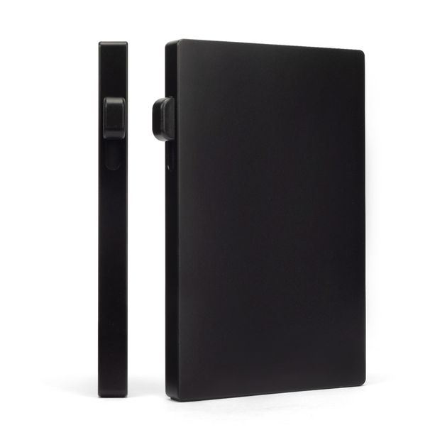 Kártyatartó pénztárca, kártyatartó doboz, degaussing elleni védelem, automatikus felugró hitelkártya-tok, fém férfi kártyatáska_voghion.com