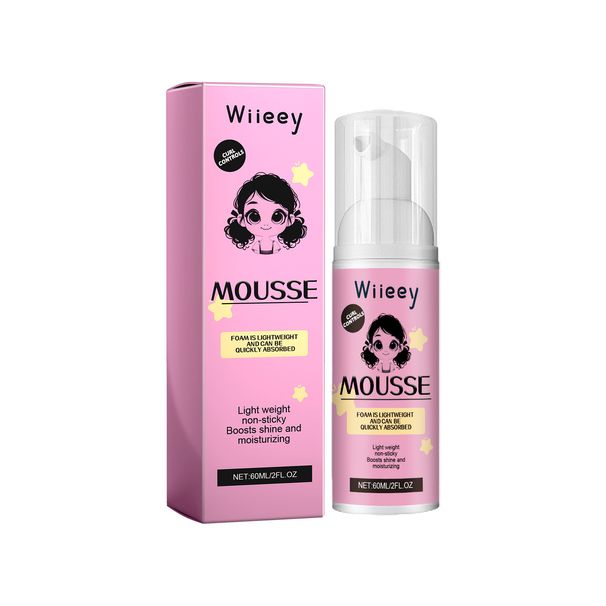 Styling-Schaum-Mousse, Anti-Frizz, duftend, feuchtigkeitsspendend, flauschiges Elastin, um Locken und Styling-Mousse zu erhalten_voghion.com