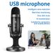 Microfono a condensatore USB professionale per studio di registrazione per PC, computer, giochi, streaming, podcasting, laptop, desktop_voghion.com