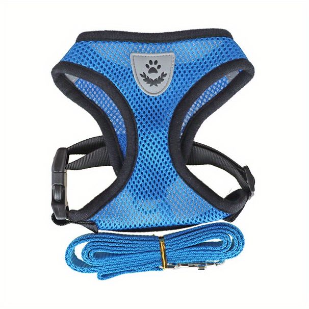 Comfortable & Breathable Adjustable Dog Harness Vest - Perfect For Small & Medium Dogs!_voghion.com