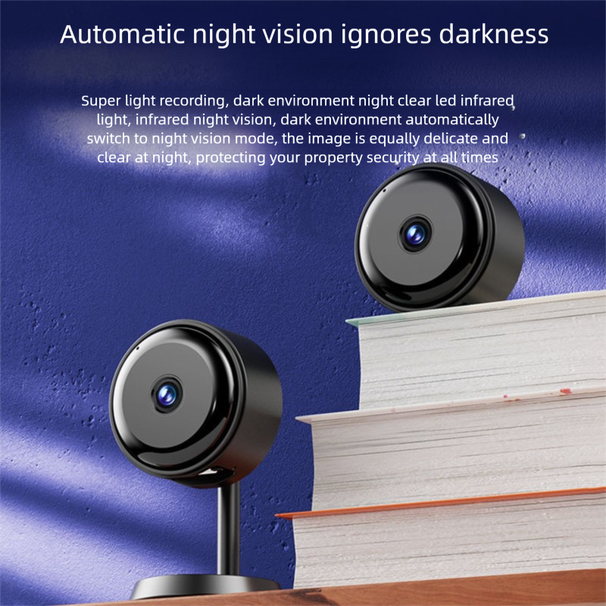 360 Derece Yeni Tam Renkli 5G Gözetim Kablosuz Kamera Mobil Uzaktan Kumandalı Fişsiz HD_voghion.com
