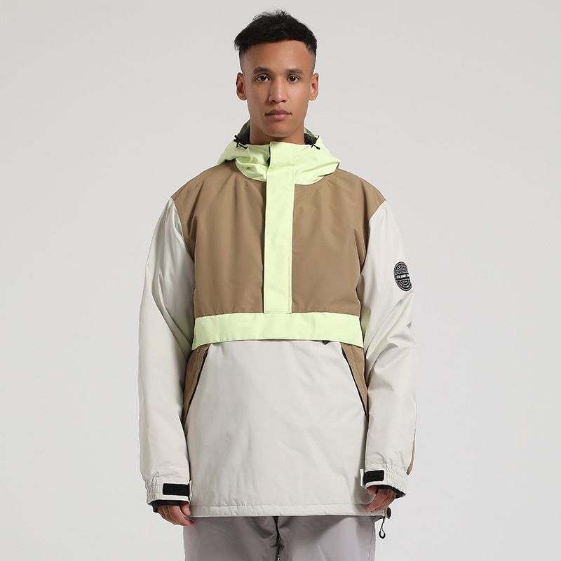 New snowwear men's pairs loose waterproof windproof breathable warm outdoor snowboard women's couple coat_voghion.com