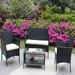 4 PC Rattan Patio Furniture Set Outdoor Patio Cushioned Seat Wicker Sofa_voghion.com
