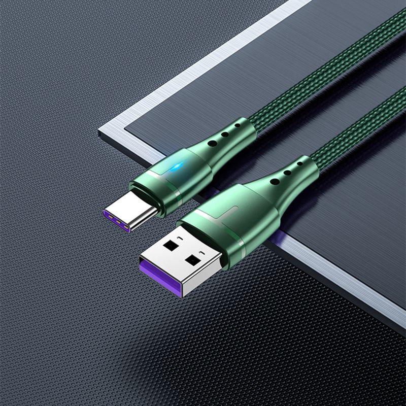 Cable USB tipo C 5A Acgicea adecuado para Xiaomi 13 12 POCO Samsung Huawei P50 P40 carga rápida USB C cabina de datos POO_voghion.com