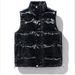 Unisex Puffer Vest – Lightweight Quilted Jacket With Stand Collar (XS-XXL, Matte Shell, Black/Chestnut)_voghion.com