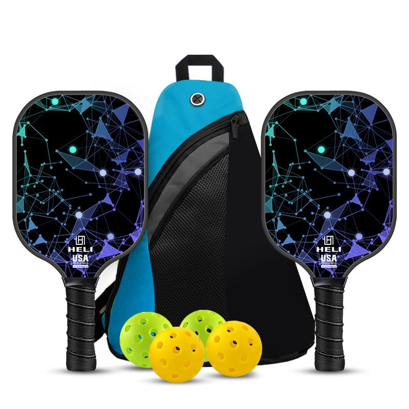 New Glass Fiber Gift Set Outdoor Sports Pickle Paddle Sales_voghion.com