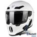 Bluetooth Full-Face Motorcycle Helmet – 3C Certified, Ventilated ABS Shell, Large Spoiler, Interchangeable Sun Visors (Matte/Gloss Colors)_voghion.com