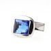 New Men's French Shirt Business Cufflinks Square Blue Crystal Cuff Buttons Factory Direct Sales_voghion.com