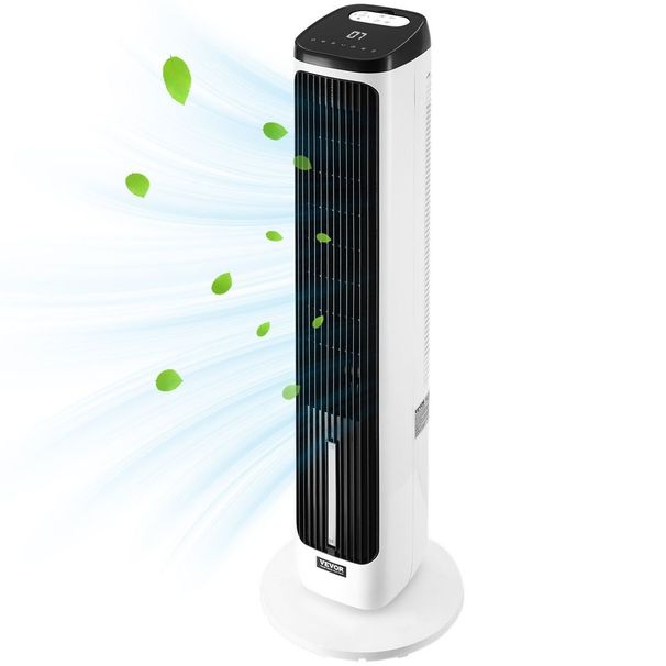 40' Oscillating Tower Fan 24H Timer 23.3 Ft/s High Velocity With Remote Control_voghion.com