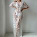Spitzen-Strandkleid zum Überziehen – Maxikleid mit Blumenstickerei (Einheitsgröße, transparentes Netz, Bikini-Wickelkleid, Resort-Kleidung, Bohemian-Chic, Bademoden-Überzug)_voghion.com