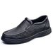First Layer Rindsleder-Loafer für Herren, Herbst/Winter, neue weiche Sohle für mittleres und älteres Alter, lässige Slip-On-Schuhe für Herren_voghion.com
