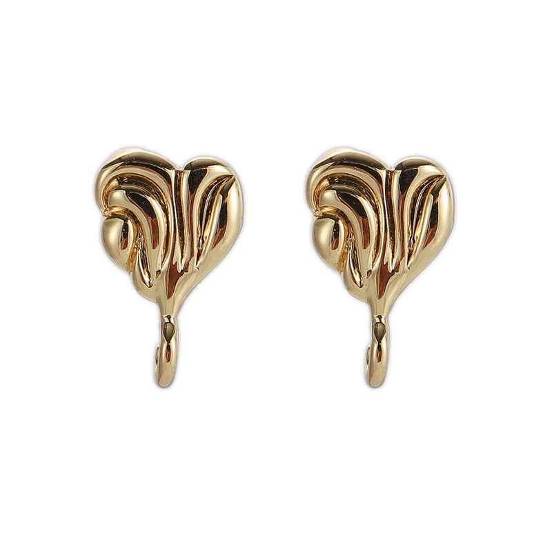Pink Love Girl Exquisite Light Luxury Earrings High Grade Color Zirconium Versatile Temperament Earrings_voghion.com