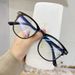 Transparent Computer Glasses Frame, Women's And Men's Anti Blue Light Circular Glasses, Blocking Glasses, Optical Performance Glasses_voghion.com