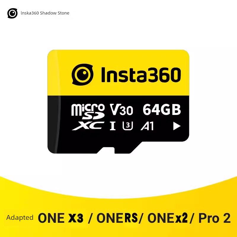 Shadow Stone Insta360 originální paměťová karta 128G TF karta 256G/512G adaptér X4 // X3/Ace Pro_voghion.com