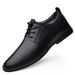 Dünne Lederschuhe für Herren, elegante Herrenschuhe aus weichem Leder, Riemen und einlagigem Leder, lässige Herrenschuhe_voghion.com