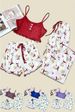Pamas Women's Camisole Vest Shorts Pajama Set Summer Sweet Sexy Loungewear_voghion.com
