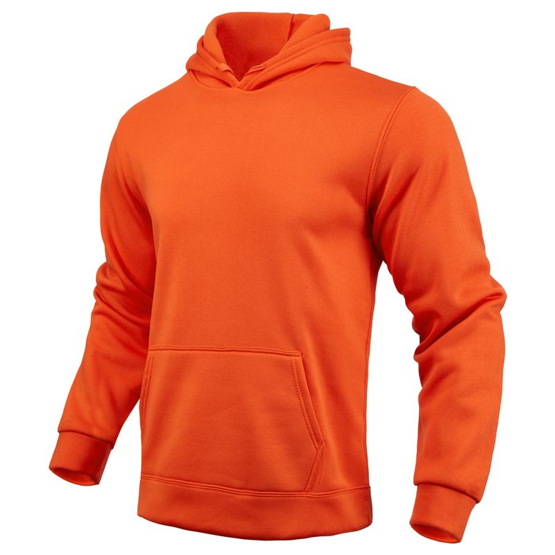 European men's trendy casual solid color hoodie, long sleeved hoodie_voghion.com
