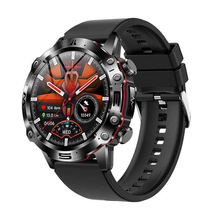 Nouvelle montre connectée ET482 (2024) pour les sports de plein air : écran AMOLED haute définition, appels Bluetooth, ECG non invasif, mesure de la glycémie._voghion.com
