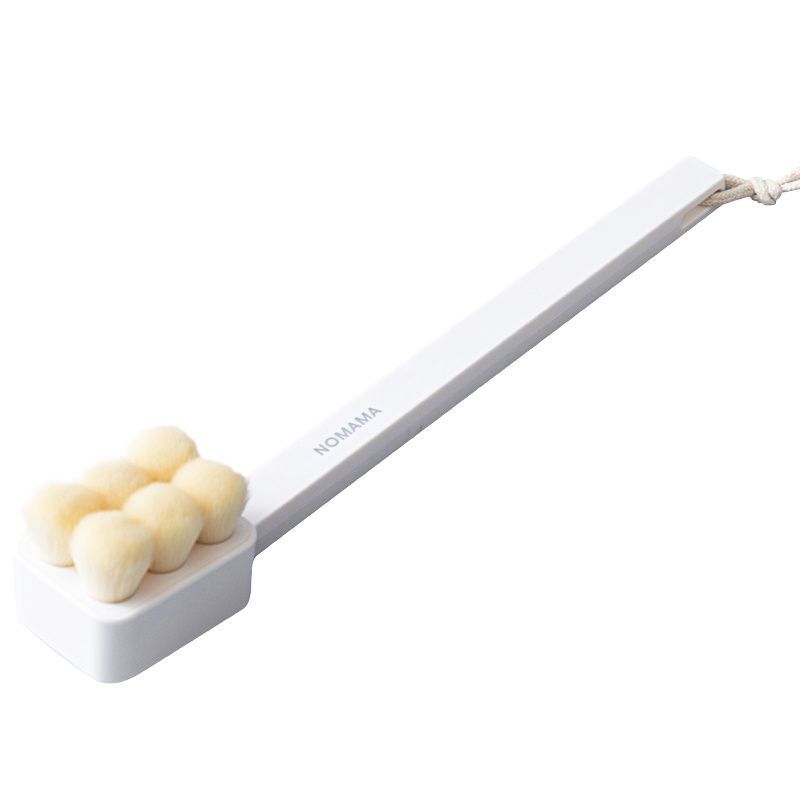Handy Cat Paw Nano Velvet Bath Detachable Face Washing Brush Long Handle Soft Bristles_voghion.com