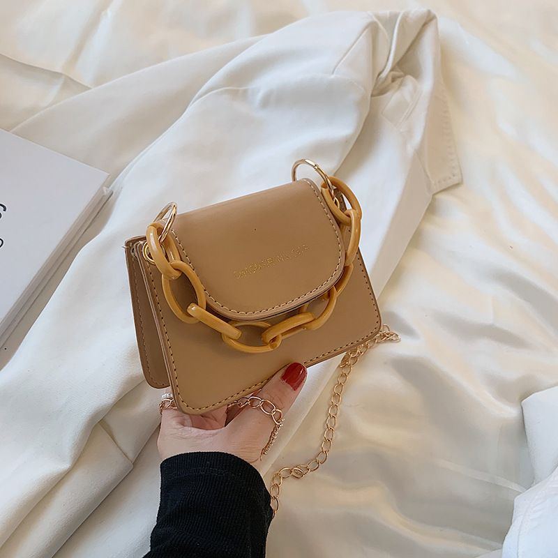 Mini-Täsch Summer Nei Moud Retro Damentasch Perséinlechkeet Kreativ Schëllertasch Kette Temperament Textur Crossbody Handtasch_voghion.com