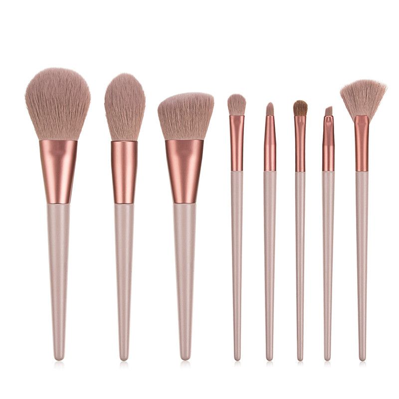 8 Stéck Make-up Pinselen Tools Set Kosmetesch Pudder Aeschatten Foundation Rouge Blending Schéinheet Make-up Pinsel Schéinheet Kosmetik Pinsel_voghion.com