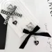 French Bowknot Keychain Black Love Rose Phone Chain Headphone Case Pendant Camera Charms Bag Decor Car Keyring_voghion.com