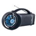 Supersonic Solar Power Bluetooth Speaker With FM Radio / LED Torch Light / Fan_voghion.com
