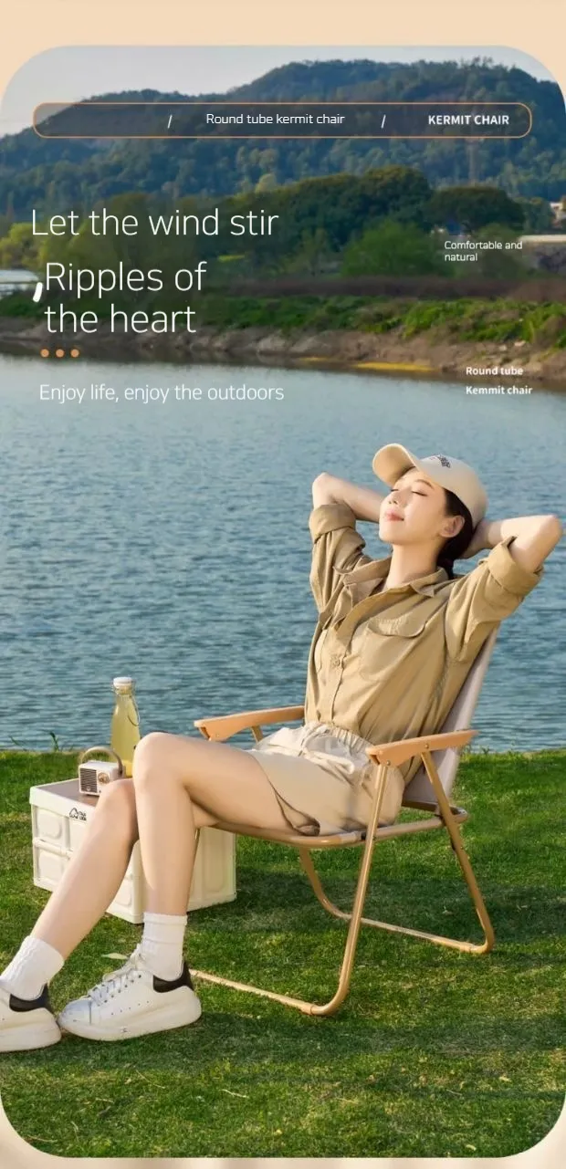 Chaise pliante portable pour pique-nique, pêche, camping, loisirs, extérieur_voghion.com